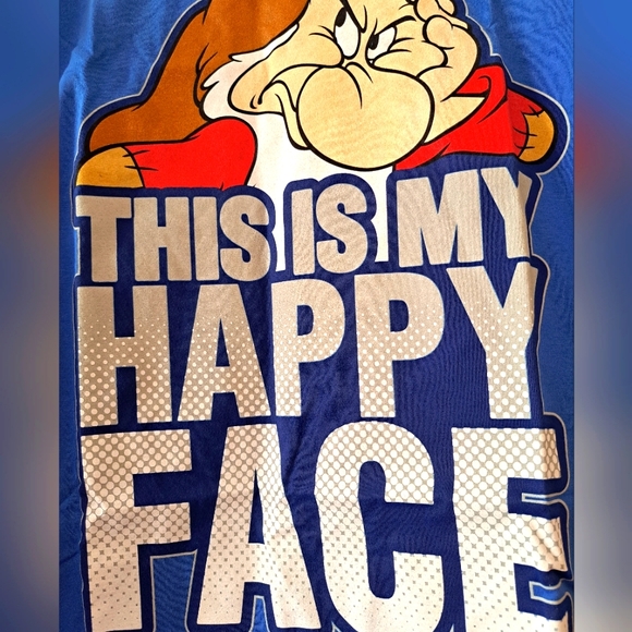 Royal Blue Disney Grumy Graphic t-shirt Mens Small - Picture 3 of 5